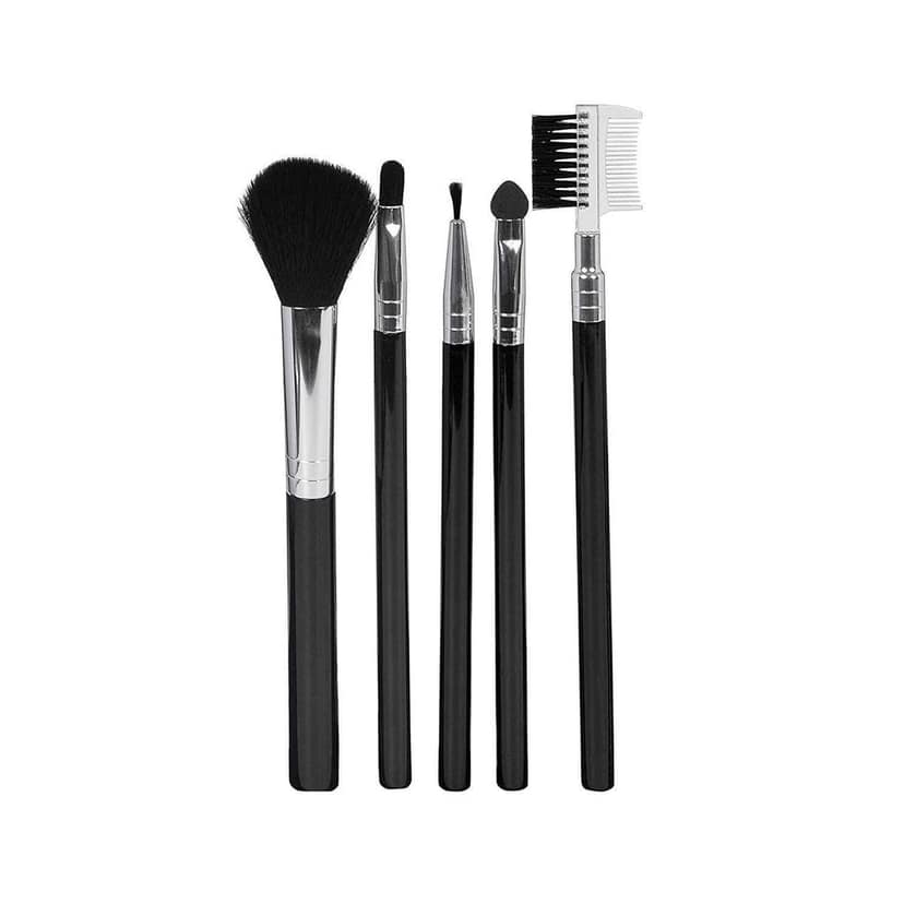 Store 4 Hope Makeup Brushes Set Pack of 5 Eyeshadow Blending cosmetics Brush Kit (Black) view 2