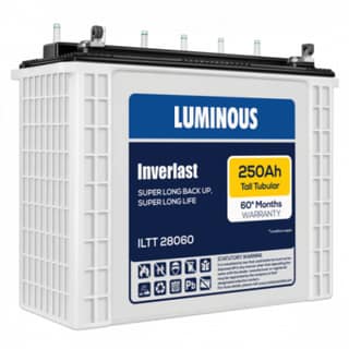 Luminous Iltt28060 250 Ah 36 Plus 24 Months