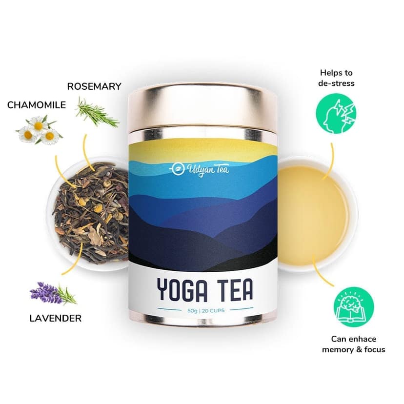 Udyan Tea | Wholistic Wellness Tea Pack | Ayurveda Tea | Yoga Tea | Kama tea | 100% Natural Loose Leaves Tea view 2
