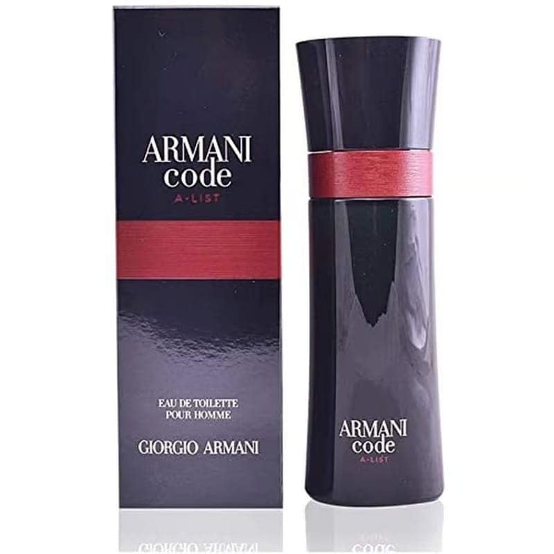 Giorgio Armani Code A-List Pour Homme Eau de Toilette Spray, 110ml Men's Perfume