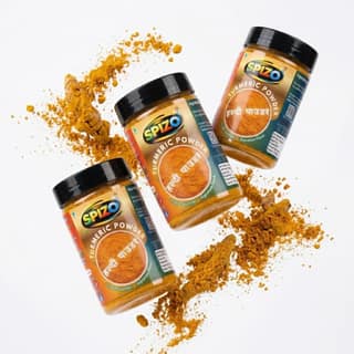 Spizo Salem Turmeric Powder (Haldi) | High Curcumin | 100% Pure & Natural | No Artificial Color | No Preservatives | Fresh Ground | FSSAI Certified