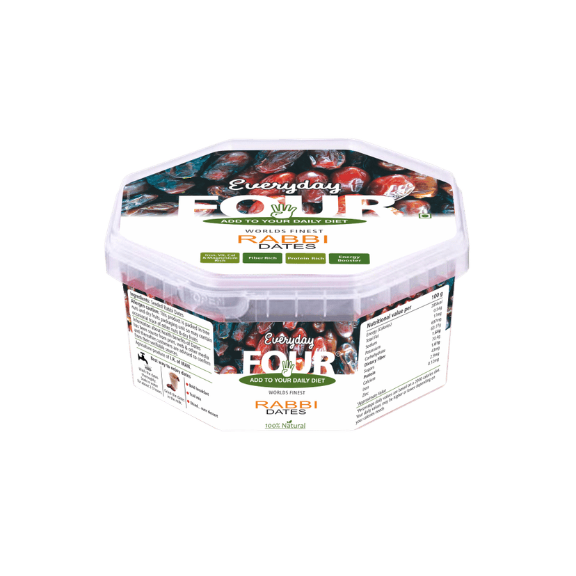 Everyday Four Rabbi Dates Khajoor 400g | Worlds Finest view 2