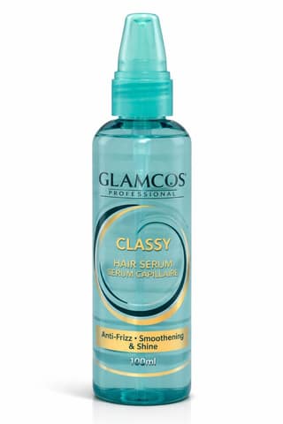 Glamcos Professional Classy Hair Serum | Anti-Frizz, Smoothening & Shine | Soft, Silky & Glossy Hair