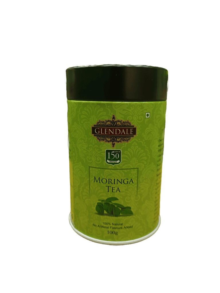 GLENDALE Moringa Tea | 100 g | Pack of 1 | Total 100 g | High Grown Nilgiri Tea | 100% Natural | No Artificial Flavours Added