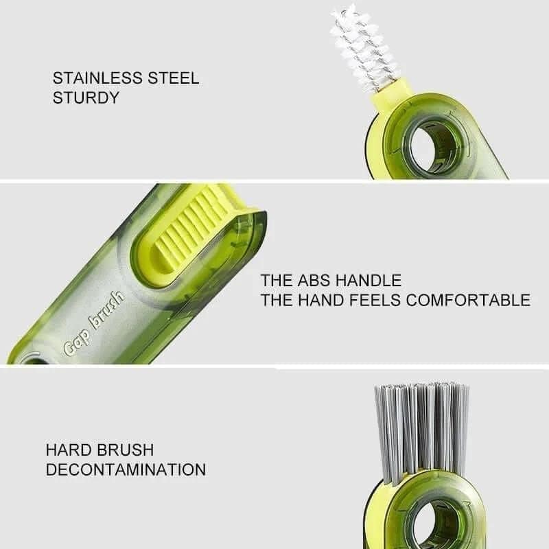 3 in 1 Multifunctional Bottle and Straw Cleaning Brush view 2