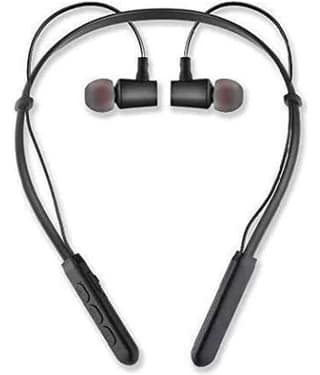 ATIPRIYA In-the-ear Bluetooth Headset with Upto 30h Talktime Noise Cancellation - Black