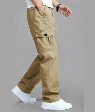 AGRAYYANA Loose Men's Cargos - Khaki ( Pack of 1 )