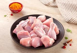 Chicken Curry Cut - Skinless, Bone In (Small Pieces) 750g