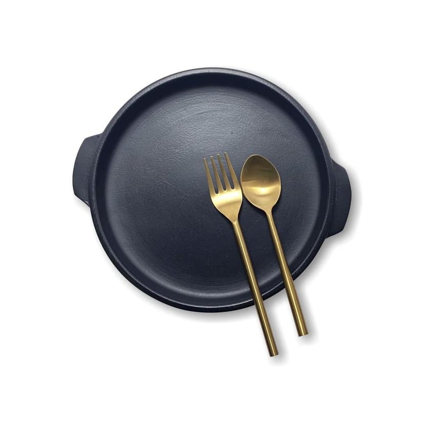 Ceramic Dining Chic Matte Black Deep Ceramic Platter view 2