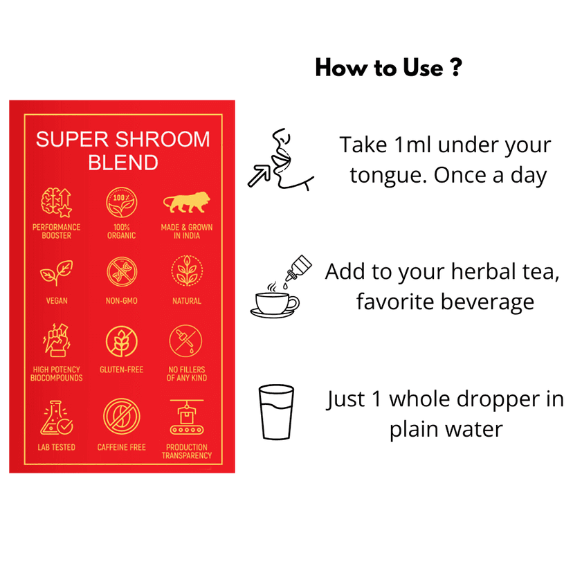 SomaShrooms SuperShroom Blend 6 in 1 for Energy and Immunity view 2