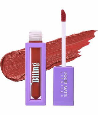 Bliing Liquid Matte Lipstick - Long-Lasting, Kiss-Proof, Waterproof for All-Day Wear - CRUSH