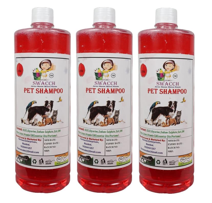 SWACCH PET Shampoo (1 Litre) (Combo Pack of 3) Strawberry view 2