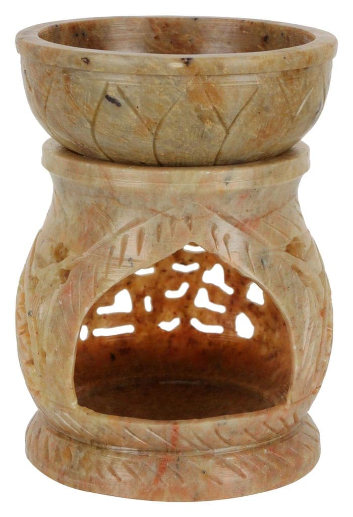 Cottage Stone Oil Burner (16 cm x 9 cm x 15 cm, Pack of 2) view 2