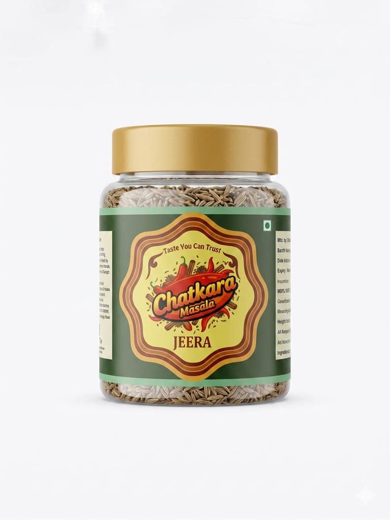 Chatkara Masala Jeera Whole | Cumin Seeds for Cooking | Whole Spice for Tadka and Seasoning | Essential Kitchen Ingredient