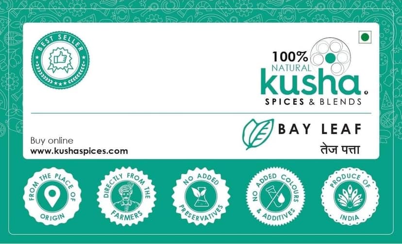 Kusha Spices Original Indian Bay Leaf view 2