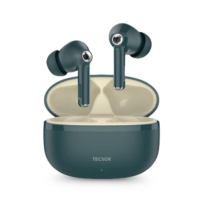 TecSox Omega 201 Wireless Earbud With Deep Bass | IPX Water Resistant