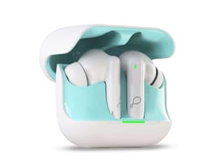 Pebble Luxe Buds Z1 Hybrid ANC + ENC, 6-Mic Setup, 60H Playtime, 13mm Dynamic Drivers, Deep Bass, Low Latency,Gaming Mode, Bluetooth v5.4, Ear buds - White