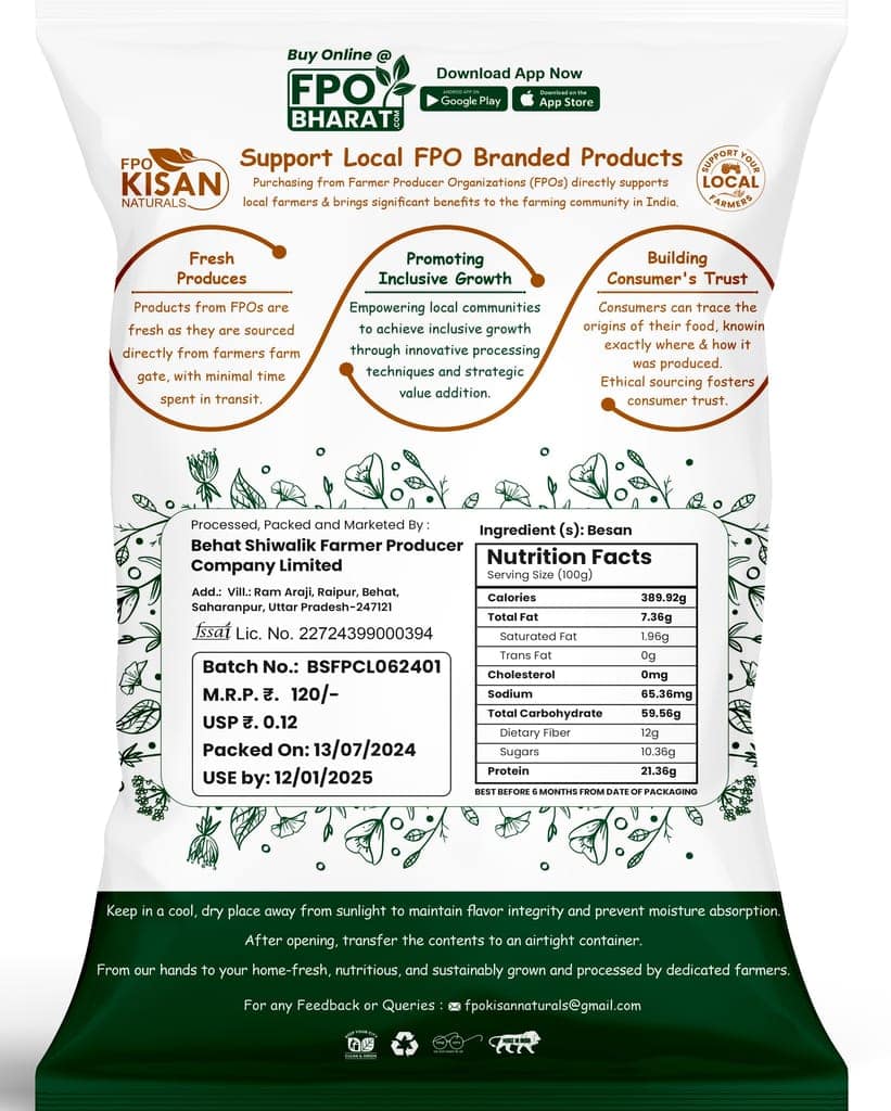 FPO KISAN NATURALS BESAN view 2