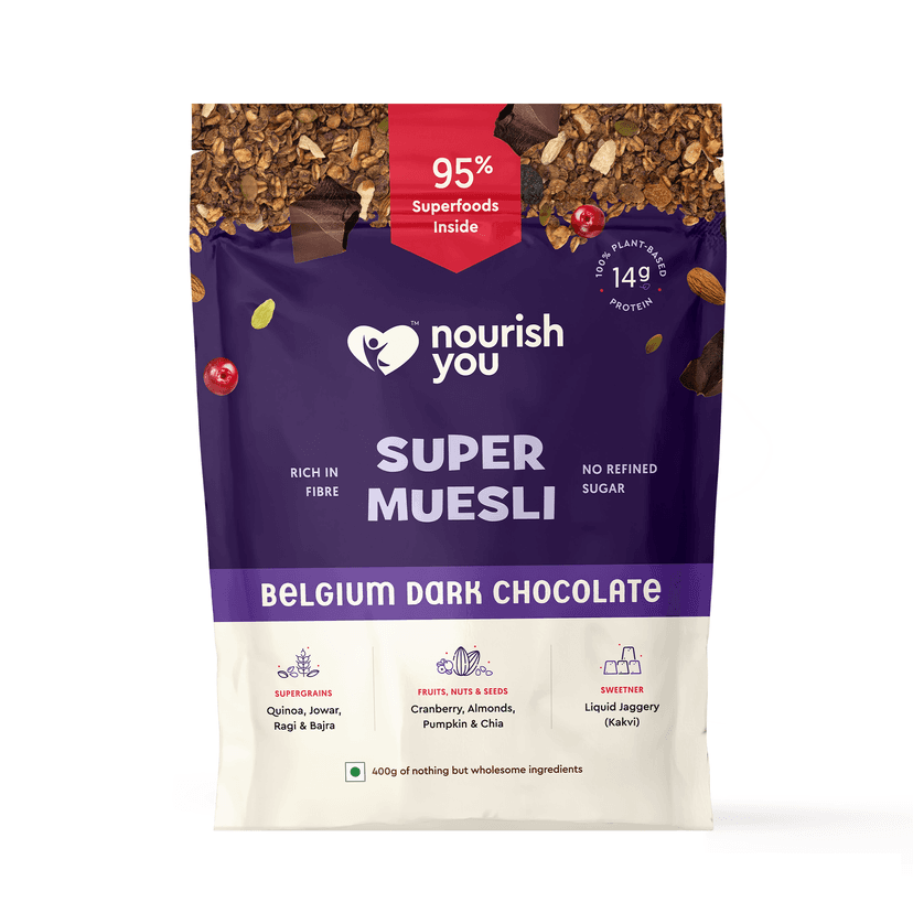 nourish you Super Muesli - Belgium Dark Chocolate