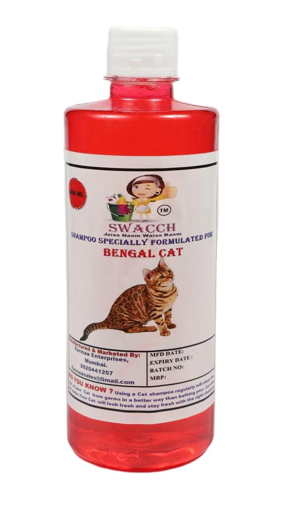 Swacch Shampoo Specially Formulated for Bengal Cat (500ml) Strawberry view 2