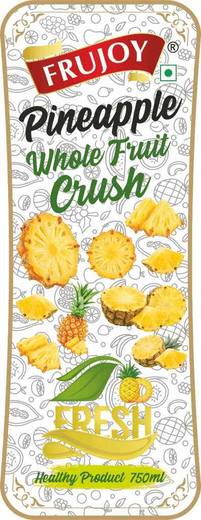 Frujoy Whole Pineapple Crush 750ml | High Fruit | For Fruit Mocktail | Cocktail | Milk Shake| Falooda | Baking Essentials view 2