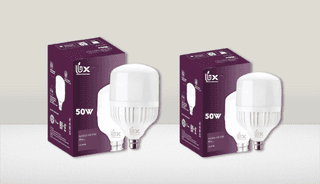 50W LED BULB PACK OF 02