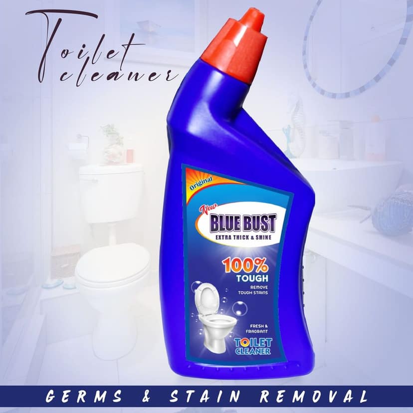 Bluebust Toilet cleaner Liquid 250ml Pack of 4 view 2