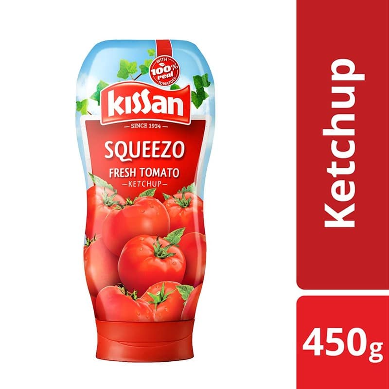Kissan Squeezo Fresh Tomato Ketchup, 450G view 2