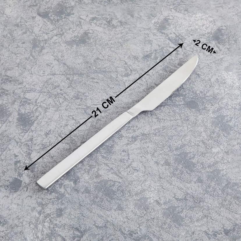 FNS Jazz Stainless Steel 24 Karat Gold Plated Dinner Knife/Butter knife (2 Dinner Knife) view 2