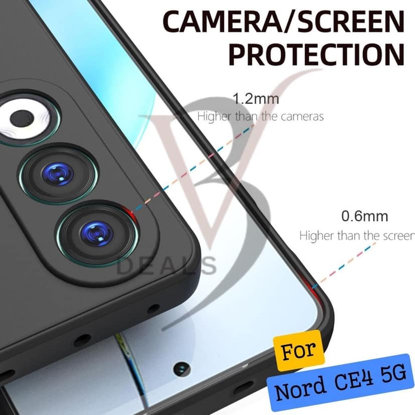 V3Deals Compatible Nord CE 4 5G Back Case, Screen Edge Protection Designed specifically for OnePlus Nord 4 5G for a perfect fit over all buttons, sensors and speaker cutouts. view 2