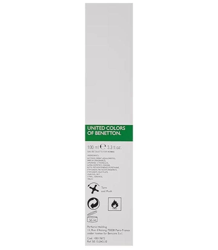 United Colors Of Benetton Hot Gold Eau De Toilette For Women 100ml – Warm, Elegant & Long-Lasting Feminine Fragrance view 2