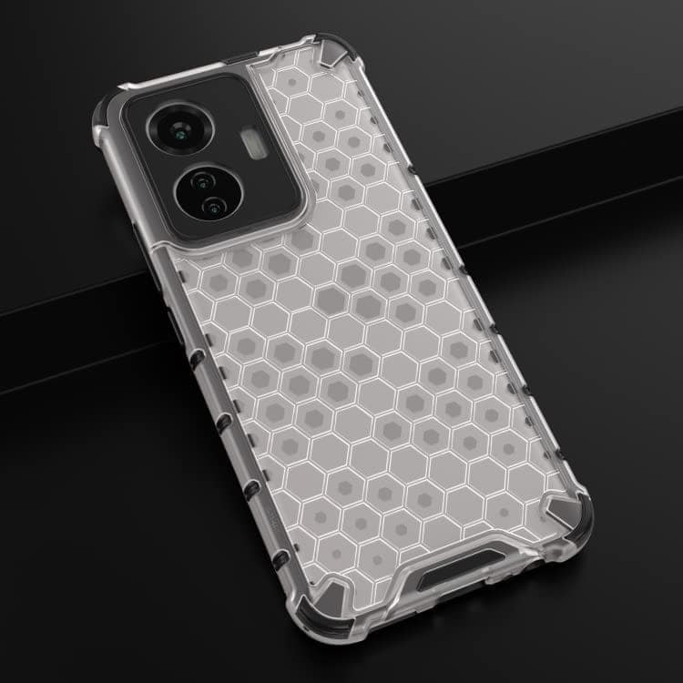 Faircost for Vivo T1 44W Hybrid Shockproof Back Cover Hard Outside Soft Inside- (Polycabonate::Transparent) view 2