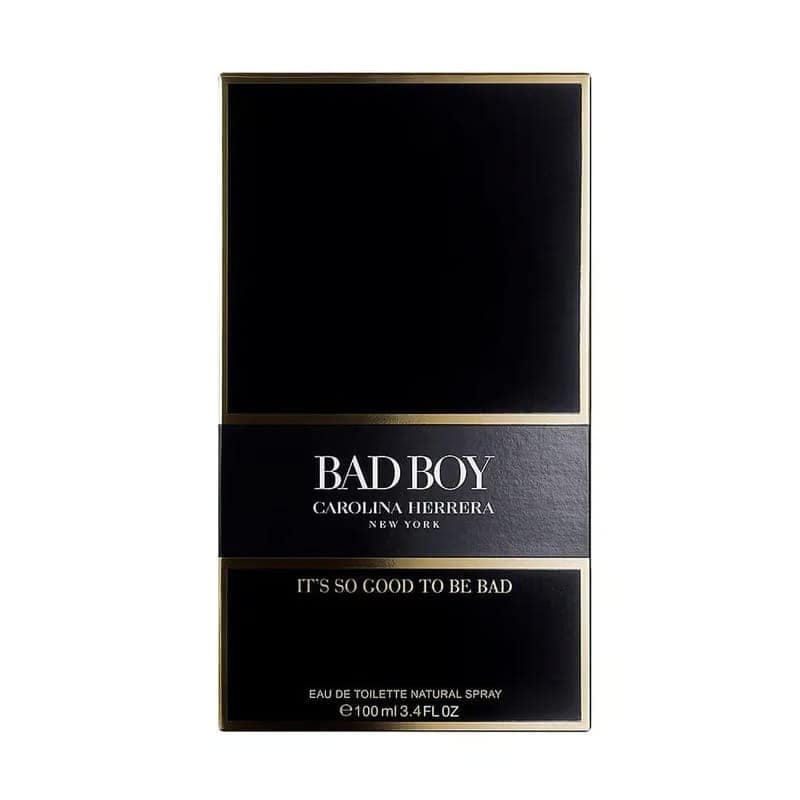 Carolina Herrera Bad Boy Eau De Toilette 100ml: Bold & Woody Oriental Men's Perfume 100ml Scent view 2