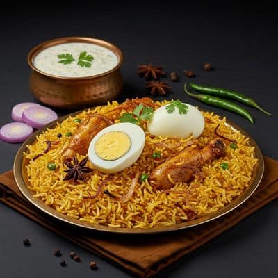Nati Egg Biryani