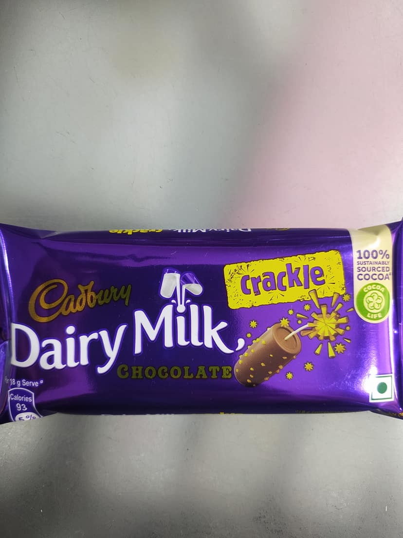 Dairy milk Cadbury crackle Chocolate