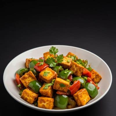 Paneer Capsicum (Jain Option)