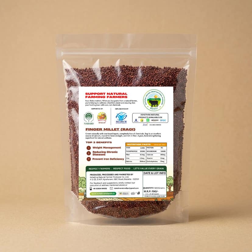 Finger millet (RAGI) - 500Grams view 2