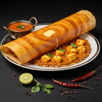 Paneer Butter Masala Dosa