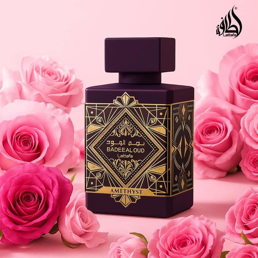 Lattafa Bade'e Al Oud Amethyst Eau De Parfum – Unisex Long Lasting Perfume – 100ml Arabic Fragrance view 2