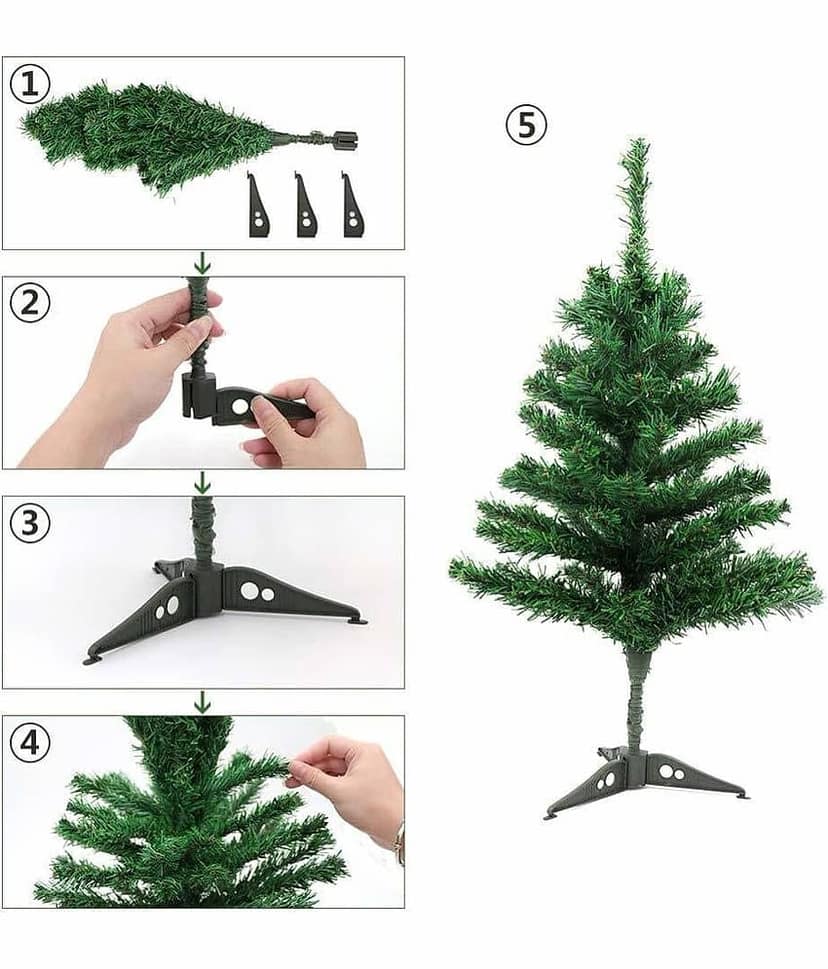 FASHION BIZZ Green 61 cms Christmas Tree view 2