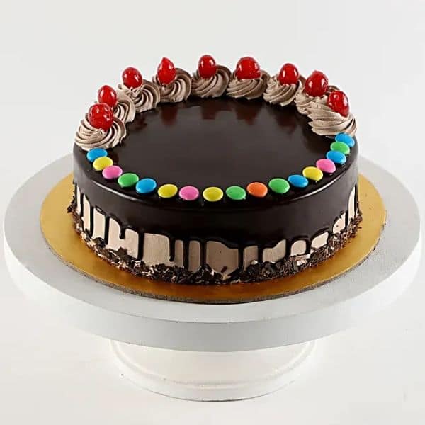 Chocolate Gems Delicious Cake Half Kg view 2