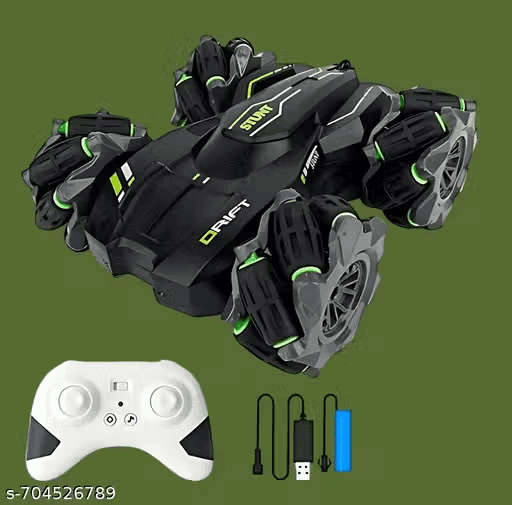 2.4GHz 4WD Remote Control Drift Stunt Car view 2