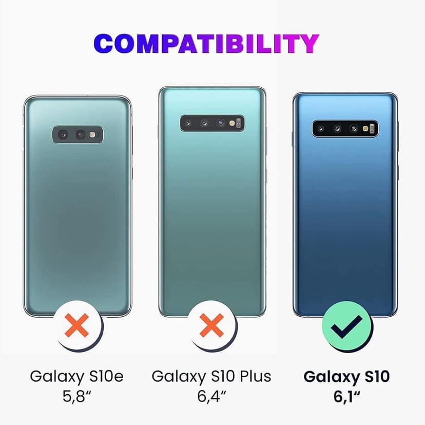 LIRAMARK Liquid Silicone Soft Back Cover Case for Samsung Galaxy S10 view 2