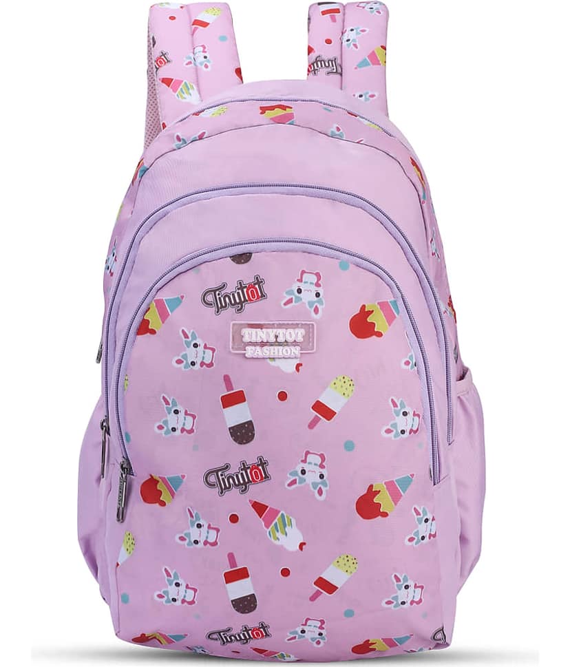 Tinytot Purple Polyester Backpack For Kids