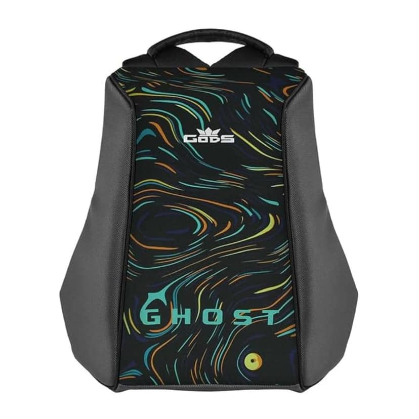GODS Ghost Vincent Anti Theft 15.6 inch Polyester Laptop Tech Backpack(25 Ltrs, Black)