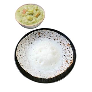 Appam with Chicken Curry 3 Pcs