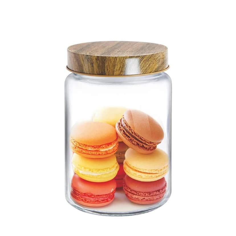 Treo Glass Jar- 1200 ml, 1 Piece, Transparent view 2