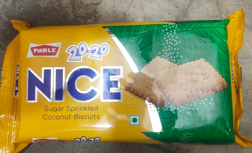 Parle 20-20 nice sugar sprinkled coconut biscuits