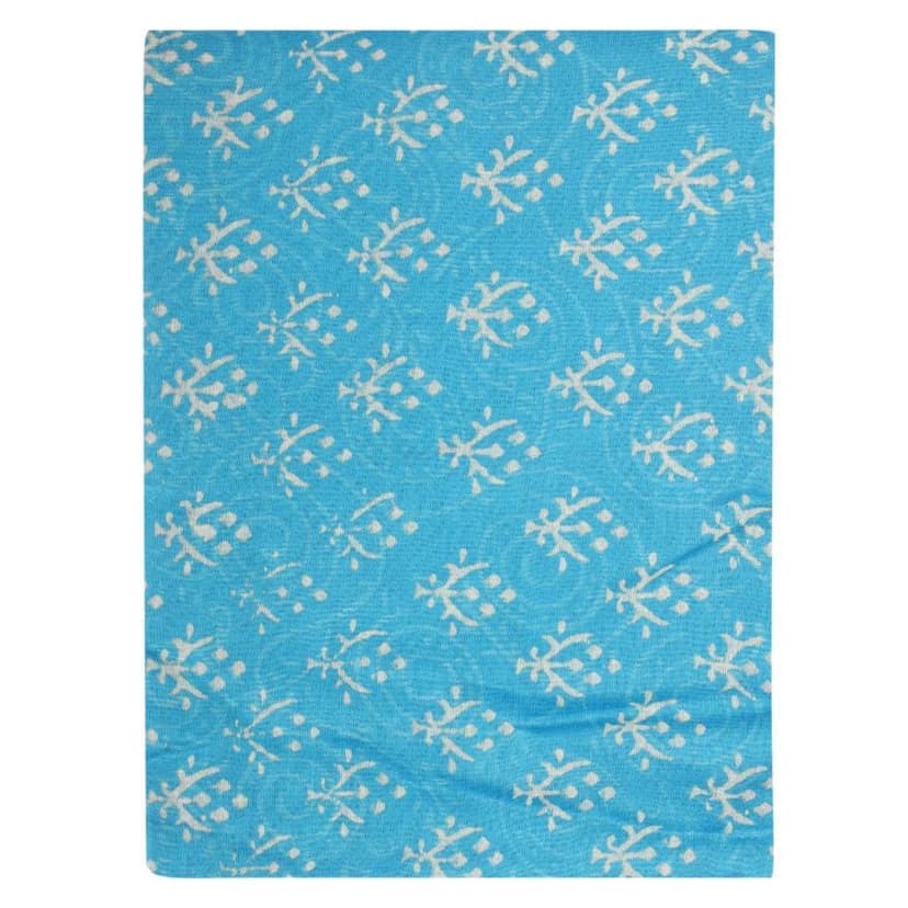 HANDLOOM CHANDERI 03 PCS DABU PRINTED SUIT (SKU - 1RDS05101220 Suit 99) view 2