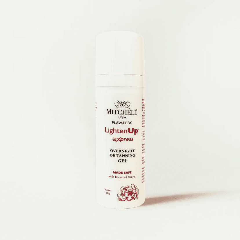 Mitchell USA FLAW-LESS LightenUp Overnight De-Tanning Gel